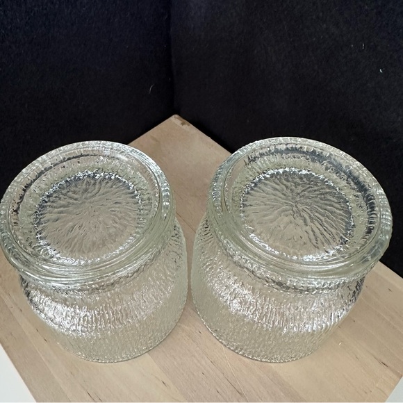 Two Indiana Glass Crystal Ice Old Fashioned Tumblers-Vintage - Picture 5 of 7
